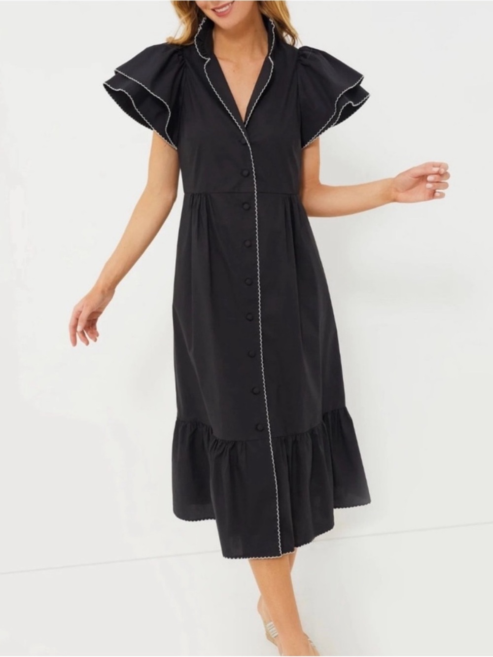TUCKERNUCK Black Alice Dress Large
